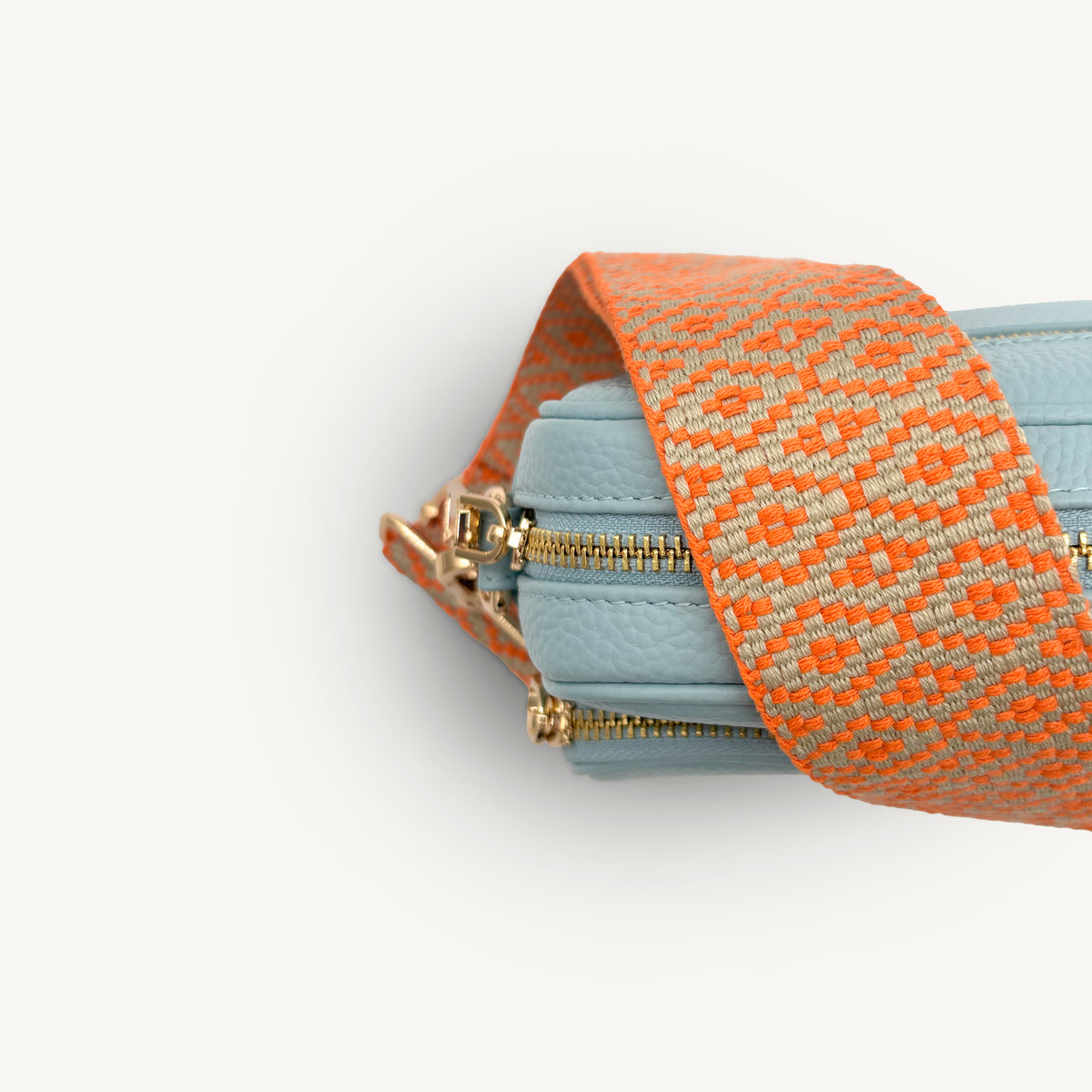 Orange & Stone Embroidered Strap