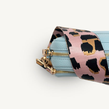Pale Pink & Gold Leopard Strap
