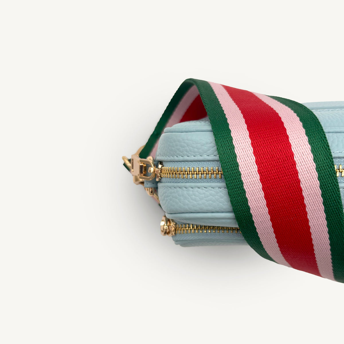 Red, Pink & Green Stripe Strap