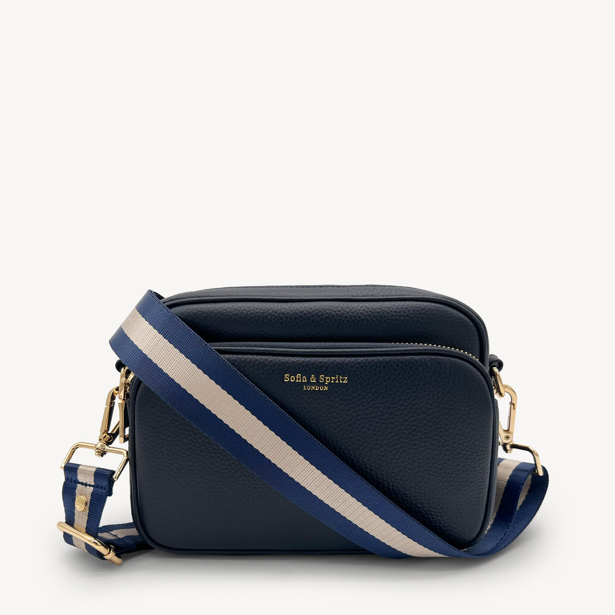 Navy & Gold Stripe Strap