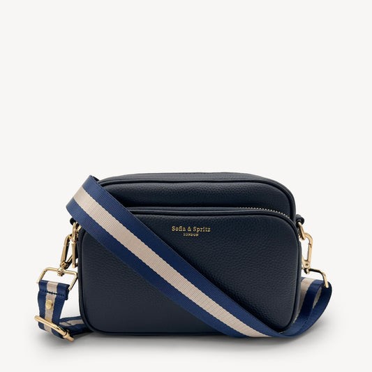 Navy & Gold Stripe Strap