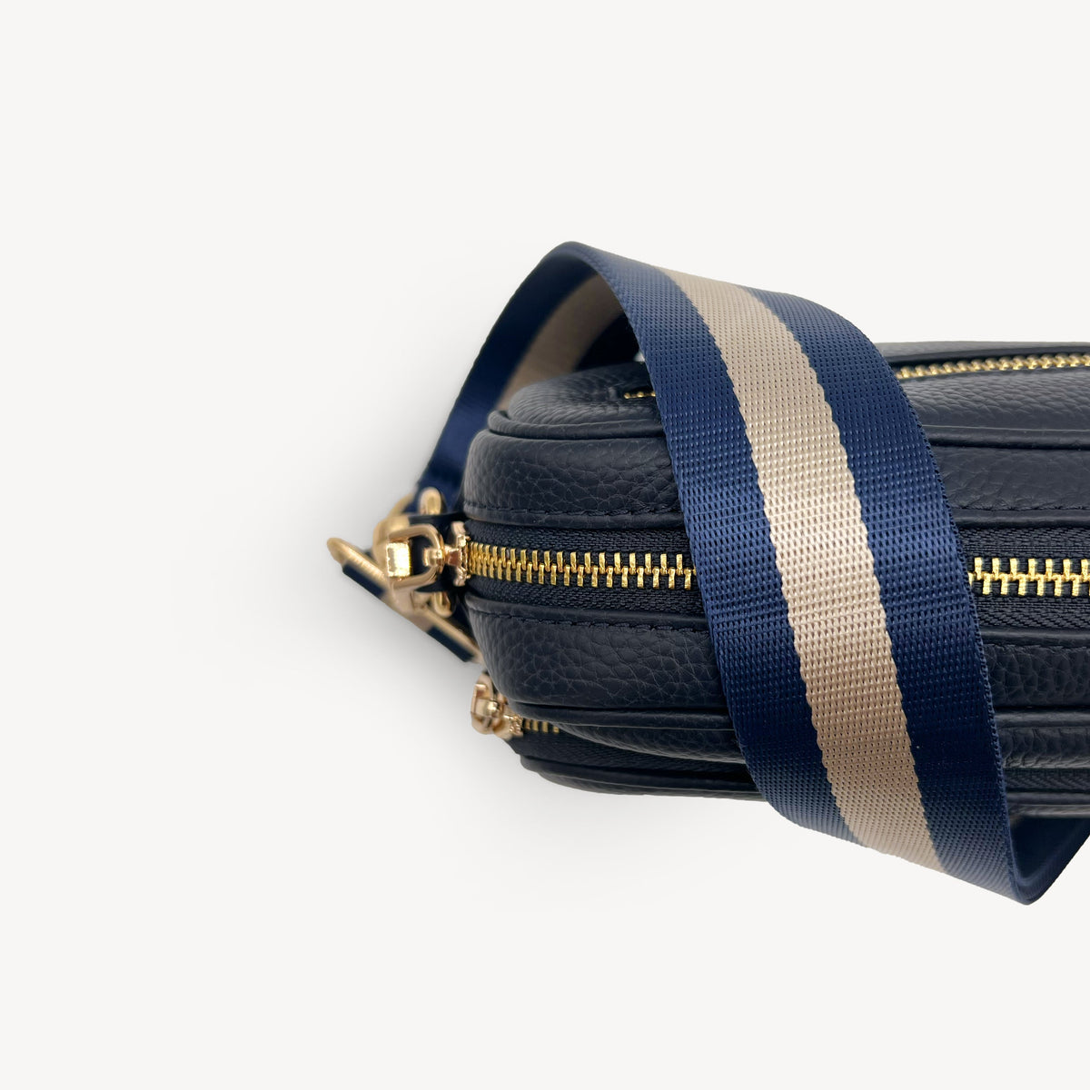 Navy & Gold Stripe Strap