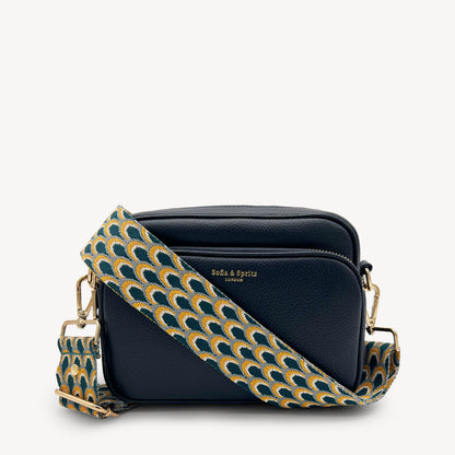 Teal Peacock Strap