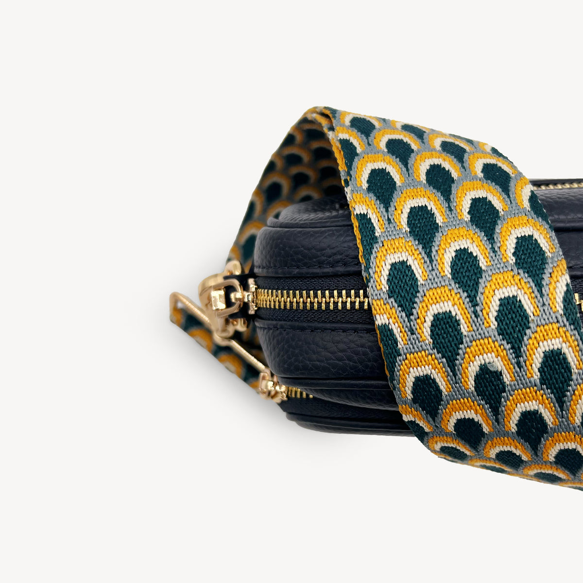 Teal Peacock Strap