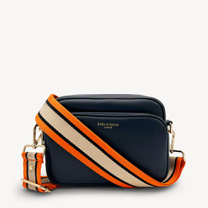 Orange, Tan & Black Stripe Strap