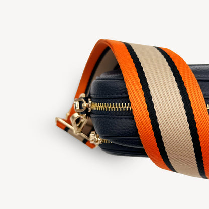 Orange, Tan & Black Stripe Strap