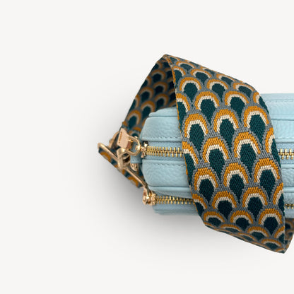 Teal Peacock Strap