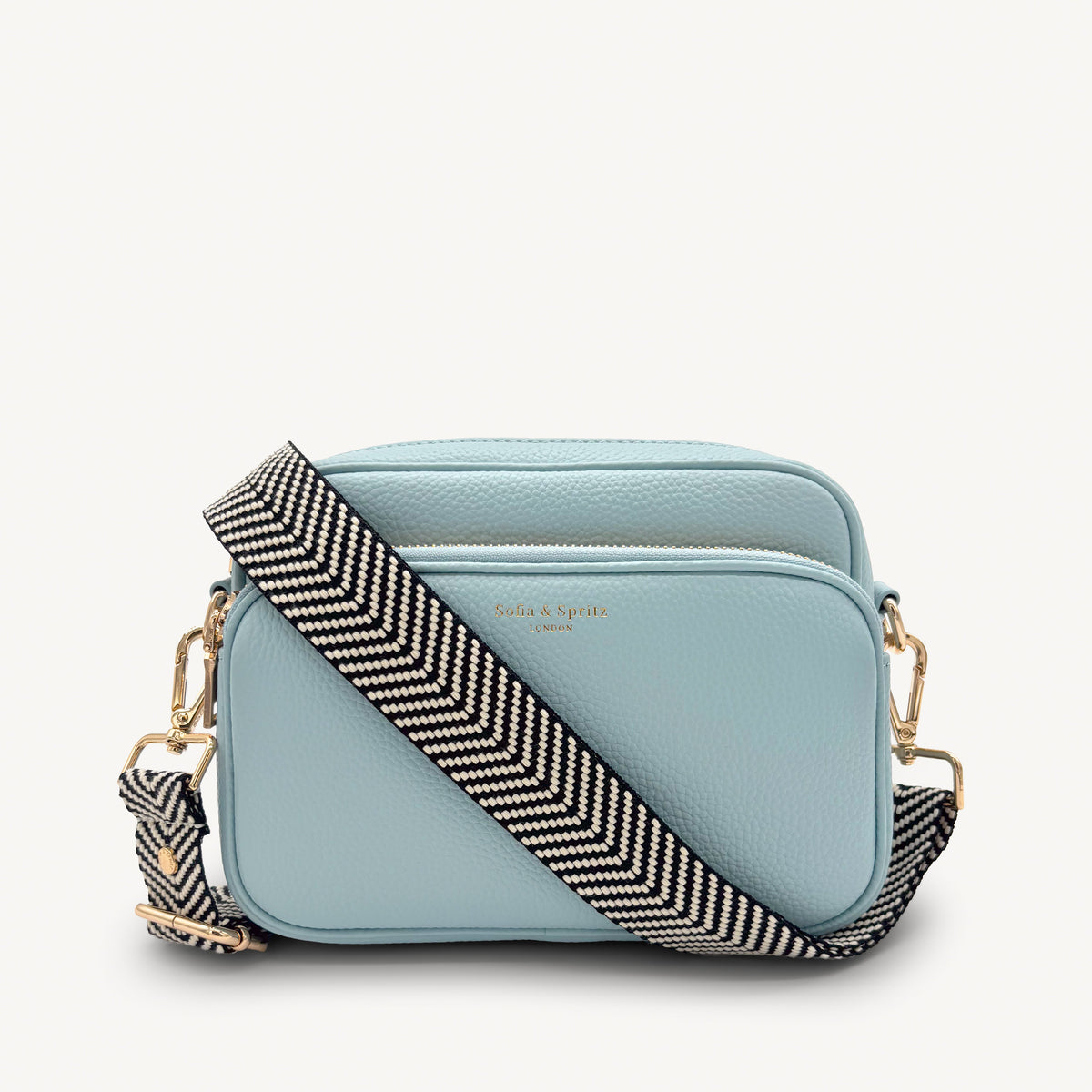 Black & White Chevron Strap