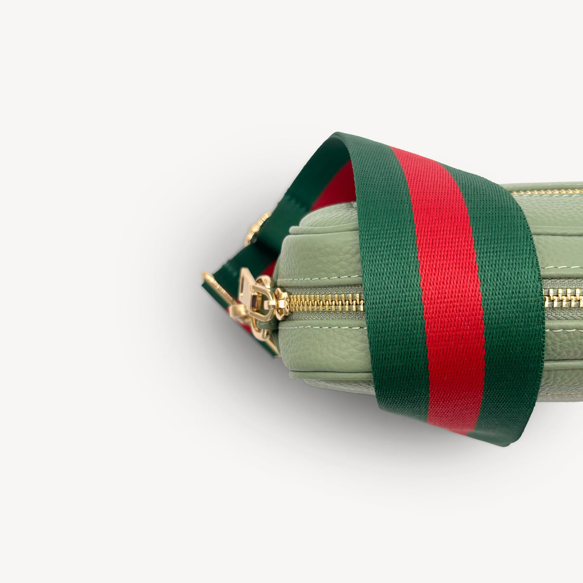 Green & Red Stripe Strap