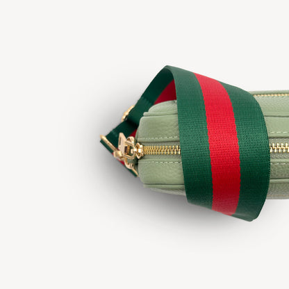 Green & Red Stripe Strap