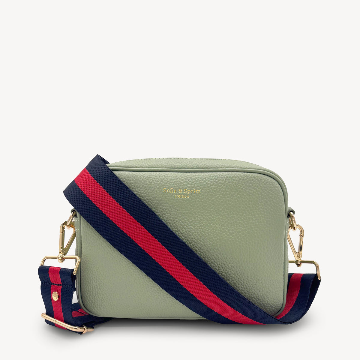 Navy & Red Stripe Strap