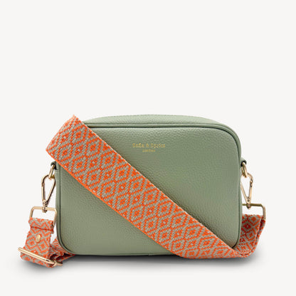 Orange & Stone Embroidered Strap
