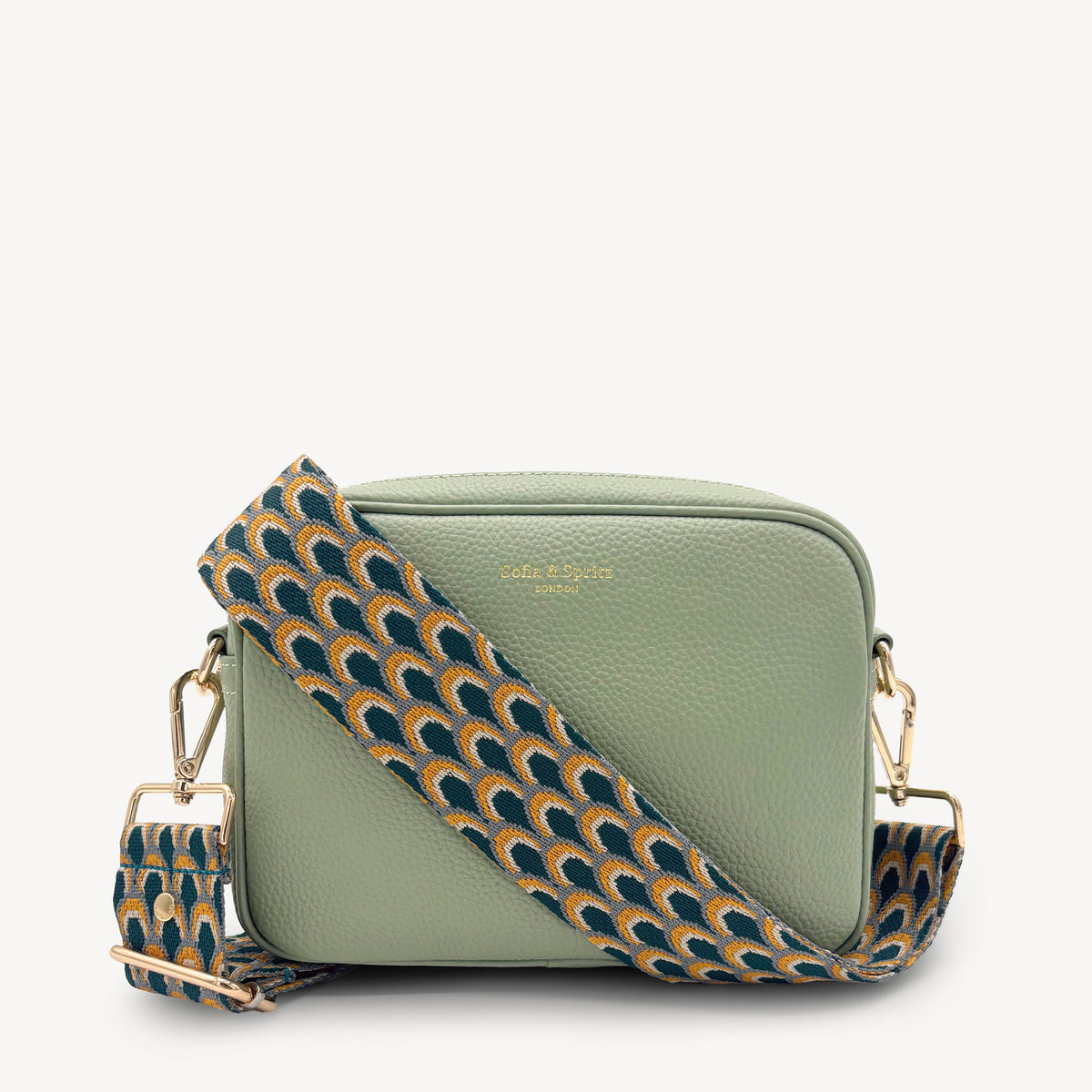 Teal Peacock Strap