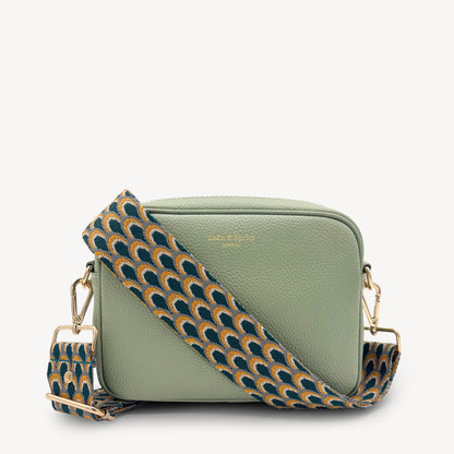 Teal Peacock Strap