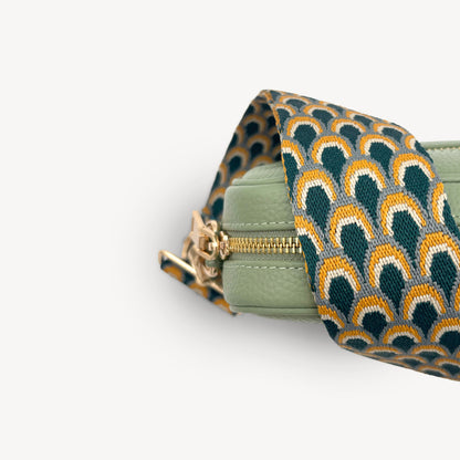 Teal Peacock Strap