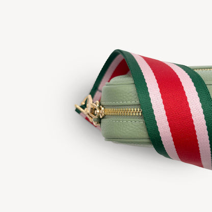Red, Pink & Green Stripe Strap