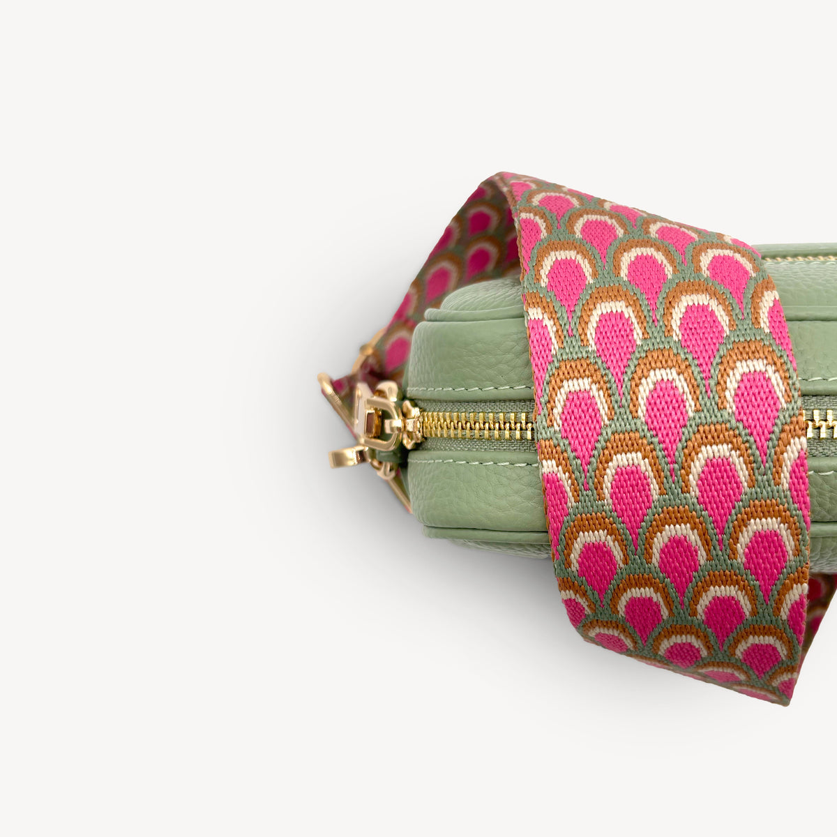 Pink Peacock Strap