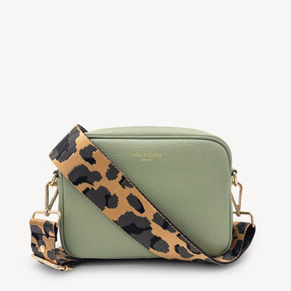Gold & Grey Leopard Strap