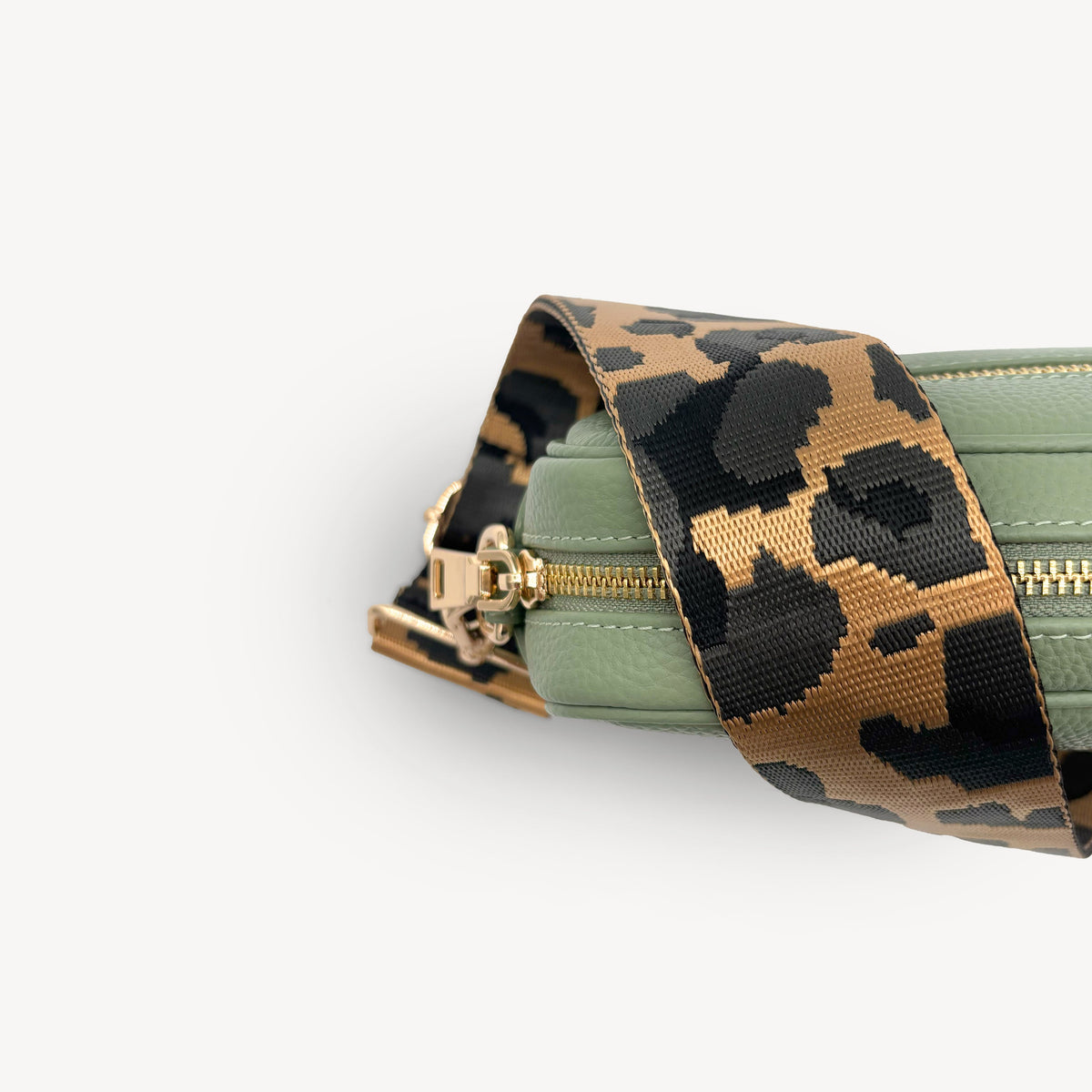 Gold & Grey Leopard Strap