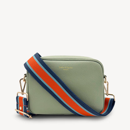 Orange & Navy Stripe Strap