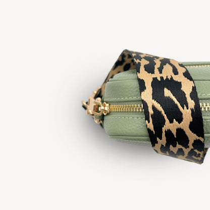 Black & Beige Leopard Strap
