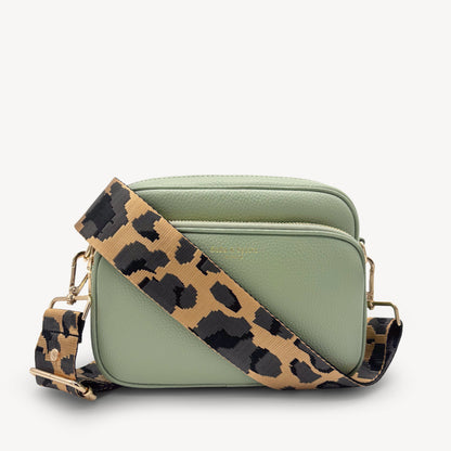 Gold & Grey Leopard Strap