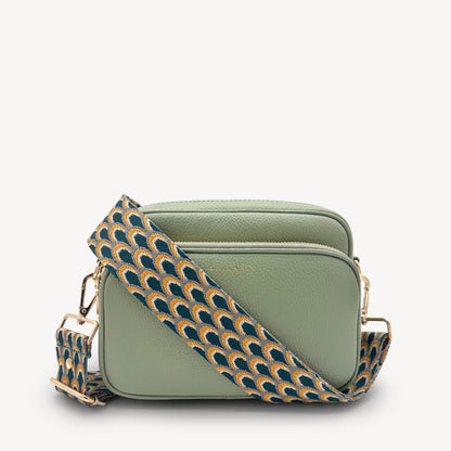 Teal Peacock Strap