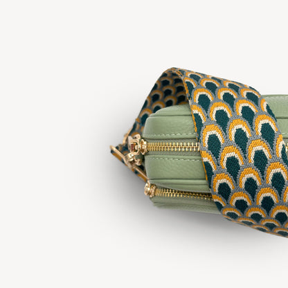 Teal Peacock Strap