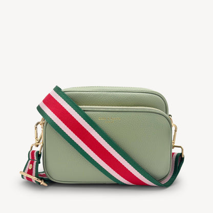 Red, Pink & Green Stripe Strap