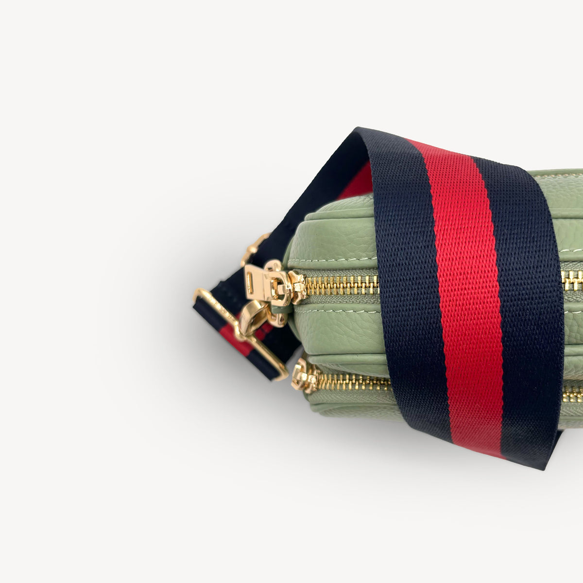 Navy & Red Stripe Strap