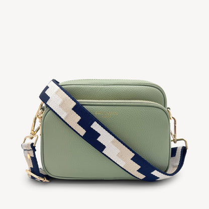 Navy, Stone & Tan Puzzle Strap
