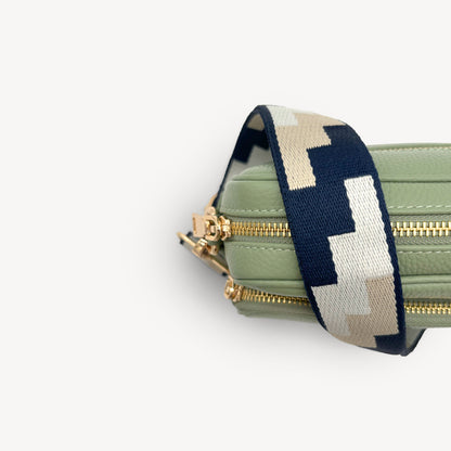 Navy, Stone & Tan Puzzle Strap