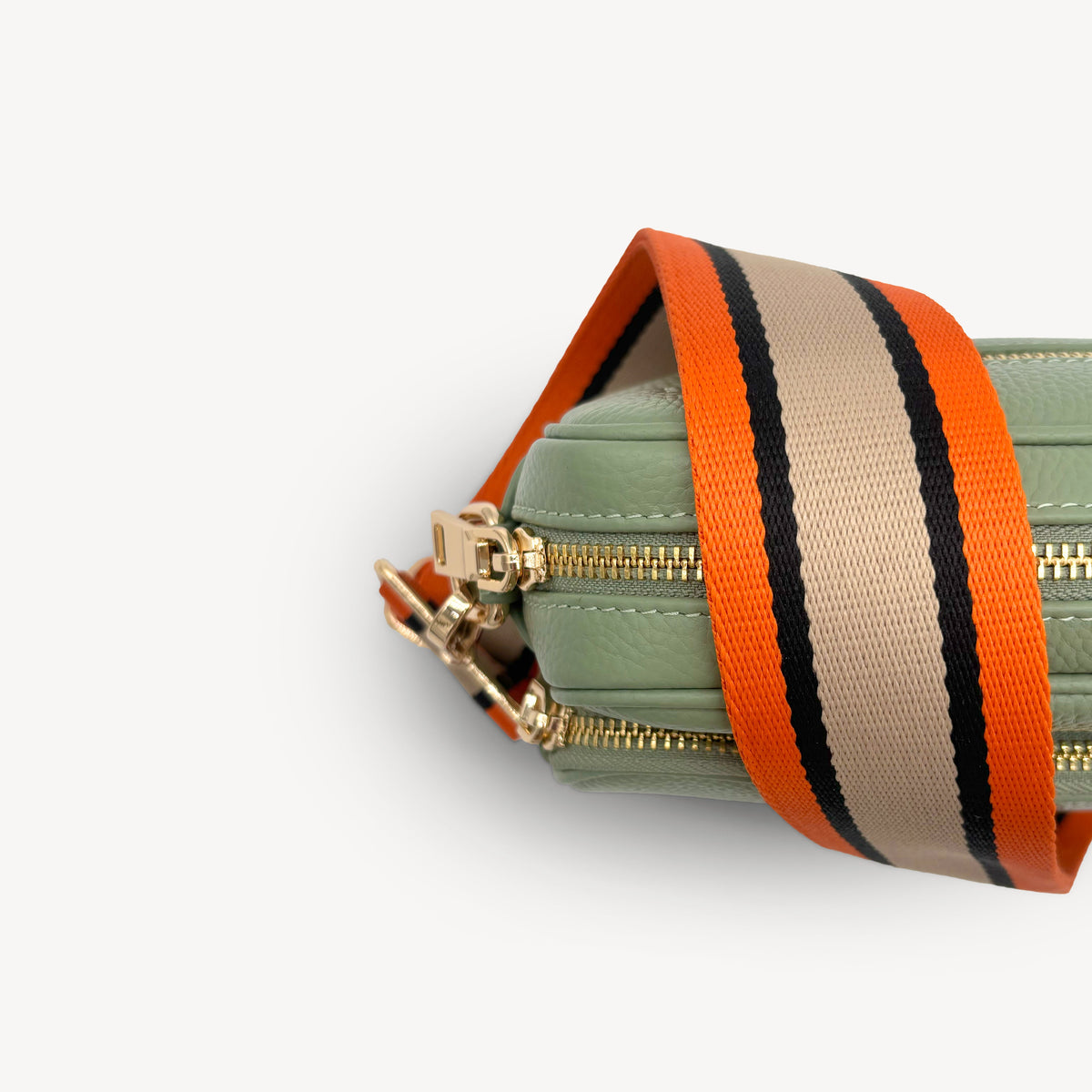 Orange, Tan & Black Stripe Strap
