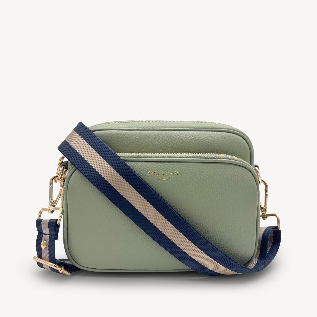 Navy & Gold Stripe Strap