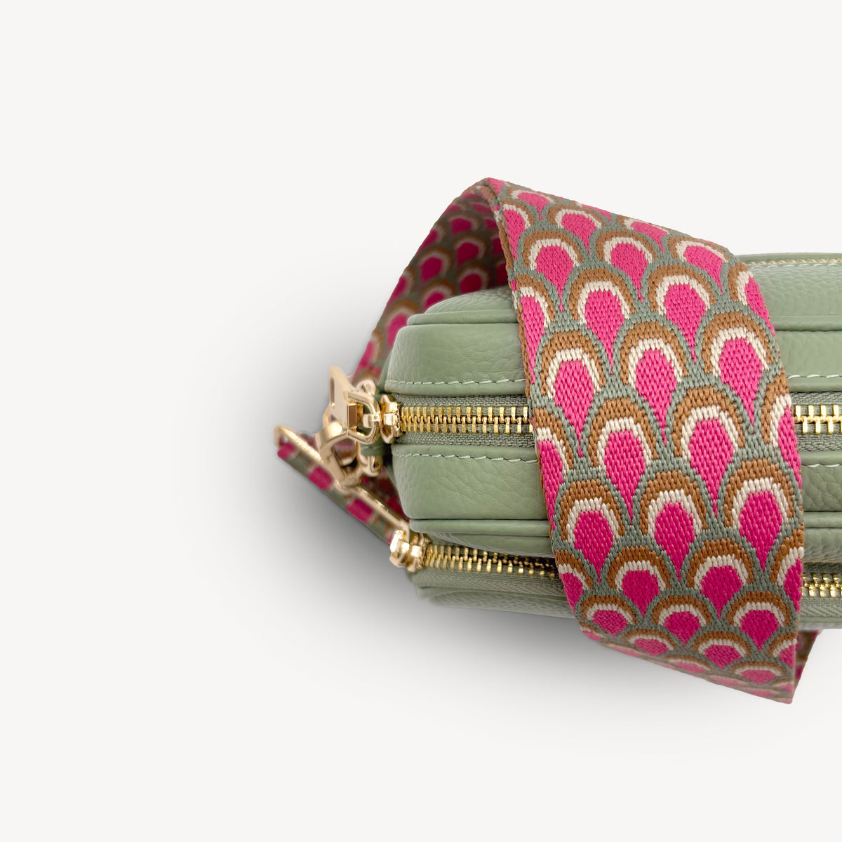 Pink Peacock Strap