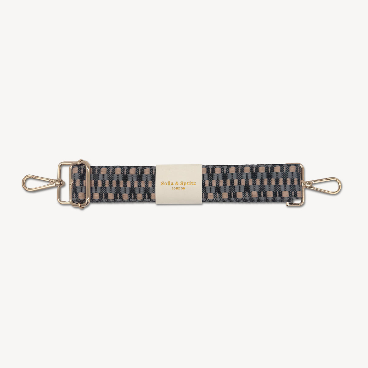 Blue & Stone Zigzag Strap