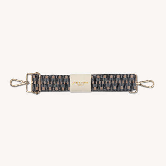 Blue & Stone Zigzag Strap