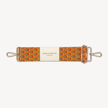 Burnt Orange Peacock Strap