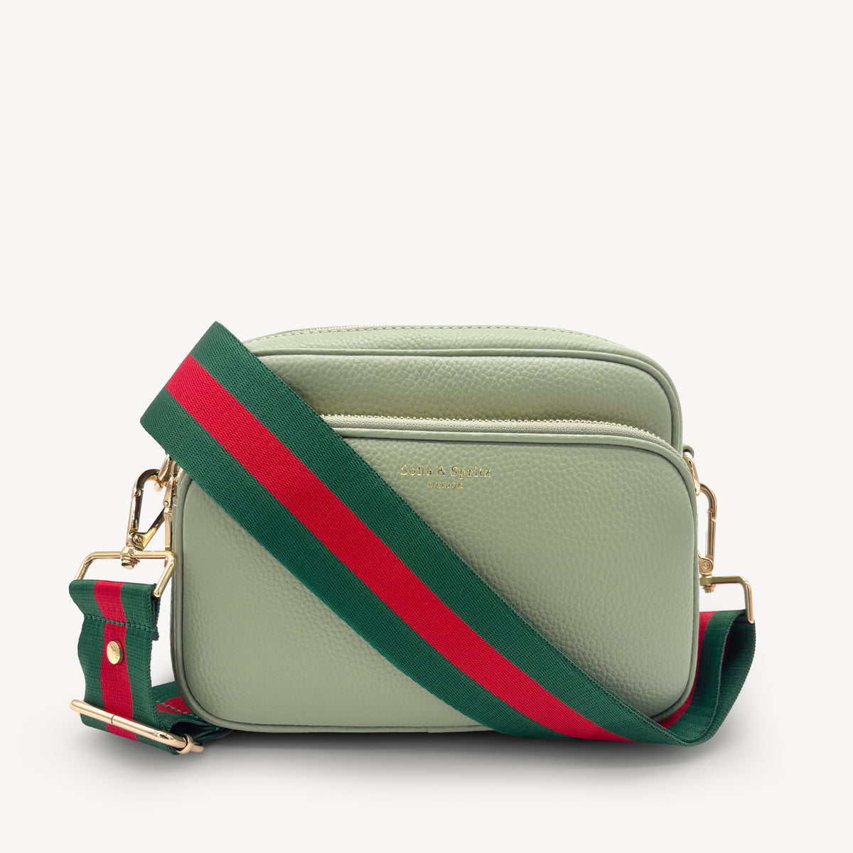 Green & Red Stripe Strap