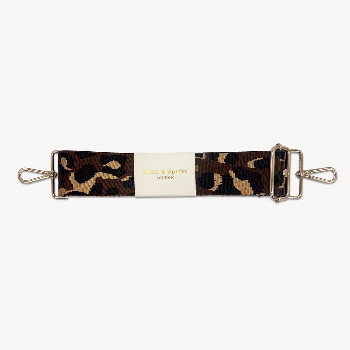 Brown & Gold Leopard Strap