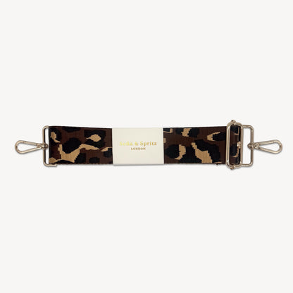 Brown & Gold Leopard Strap