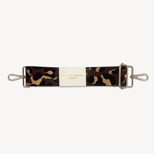 Brown & Gold Leopard Strap