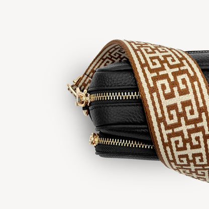 Tan & Stone Greek Strap