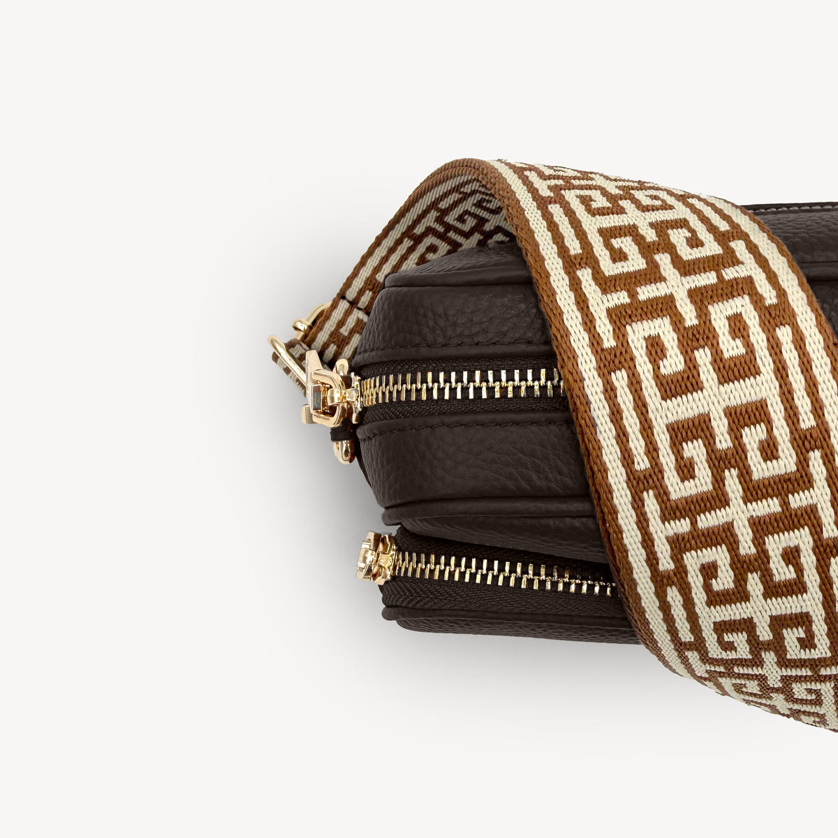 Tan & Stone Greek Strap