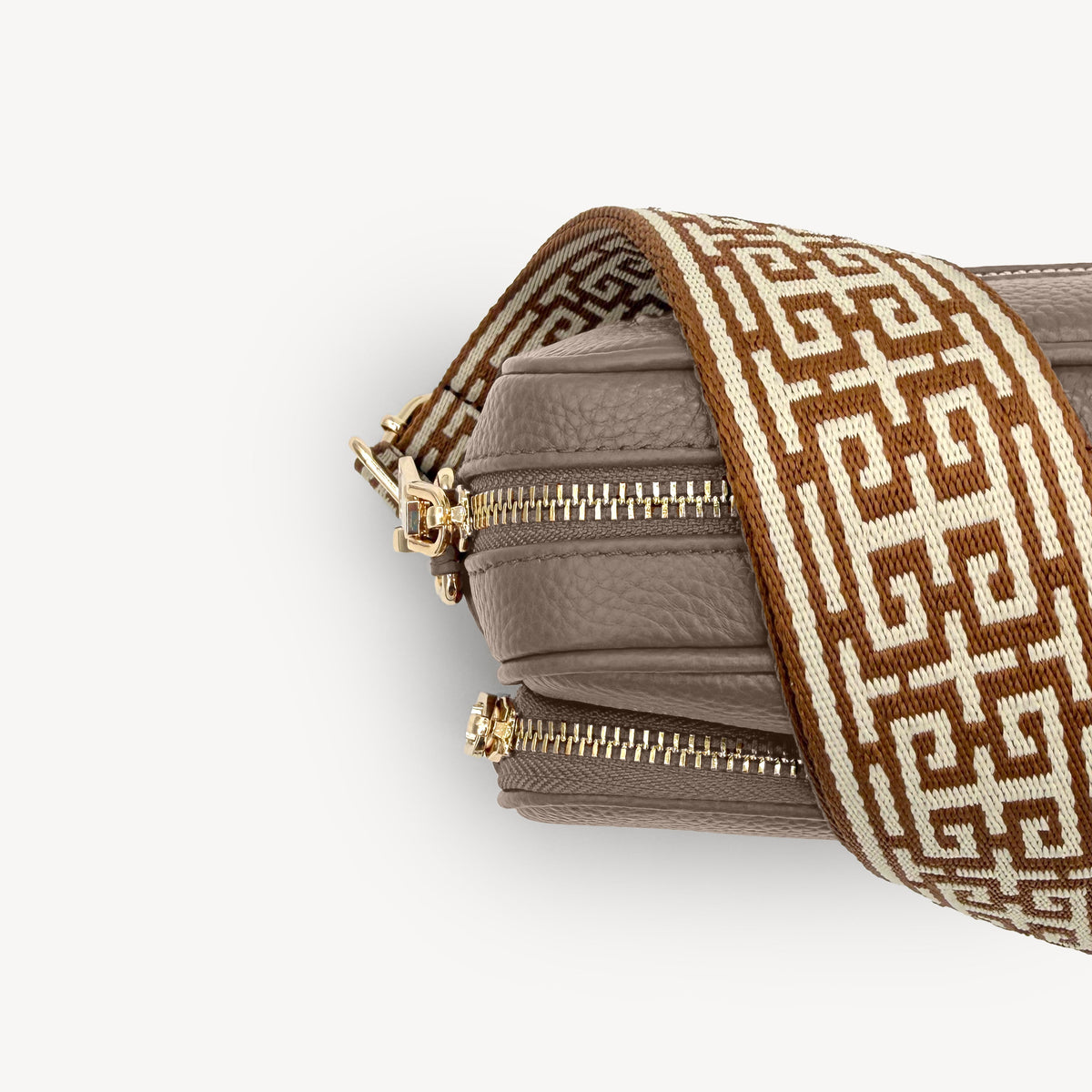 Tan & Stone Greek Strap