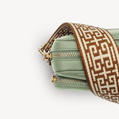 Tan & Stone Greek Strap