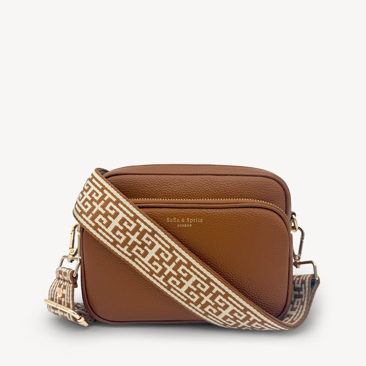 Tan & Stone Greek Strap