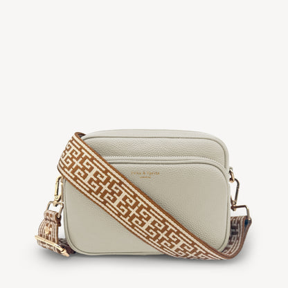 Tan & Stone Greek Strap