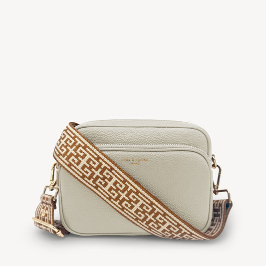 Tan & Stone Greek Strap