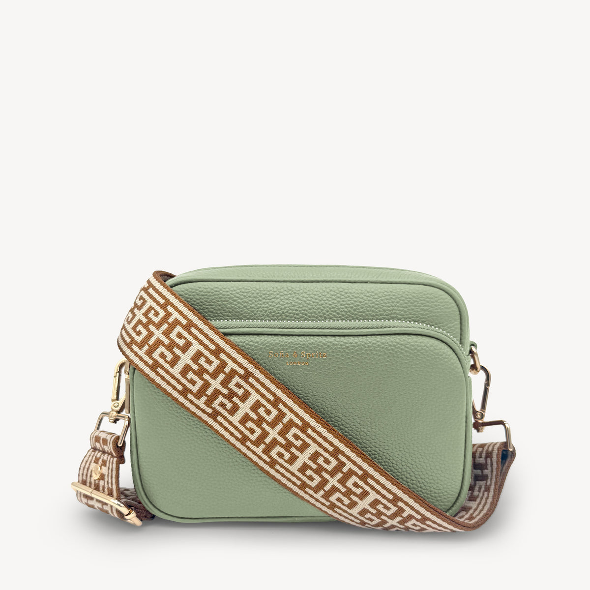 Tan & Stone Greek Strap